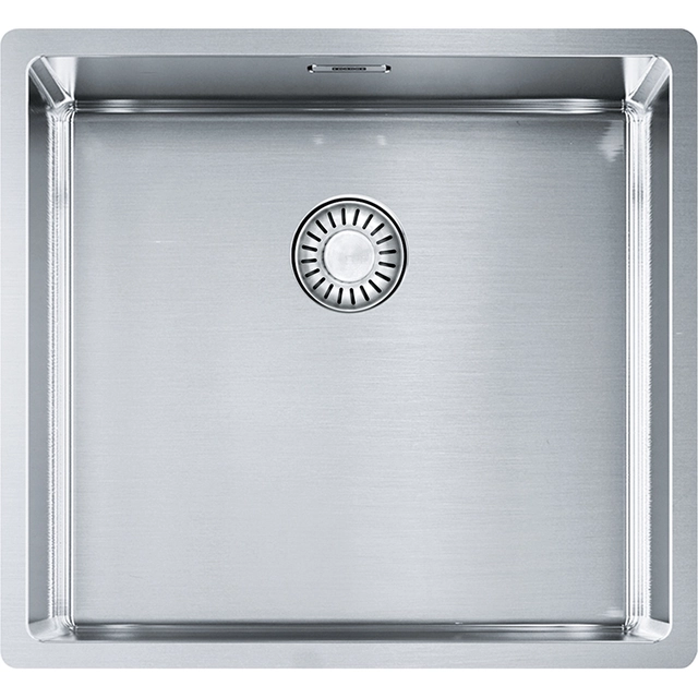 Lavello in acciaio inox Franke Box, valvola manuale BXX 210/110-45,.