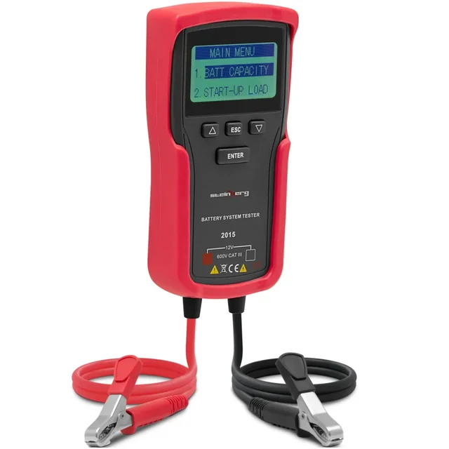 LCD ólom-savas autóakkumulátor-mérő teszter 3-250 Ah 9-18 V
