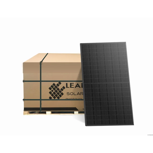 Leapton LP182*182-M-60-NB-500W (fuld sort, bifacial, glas/glas)