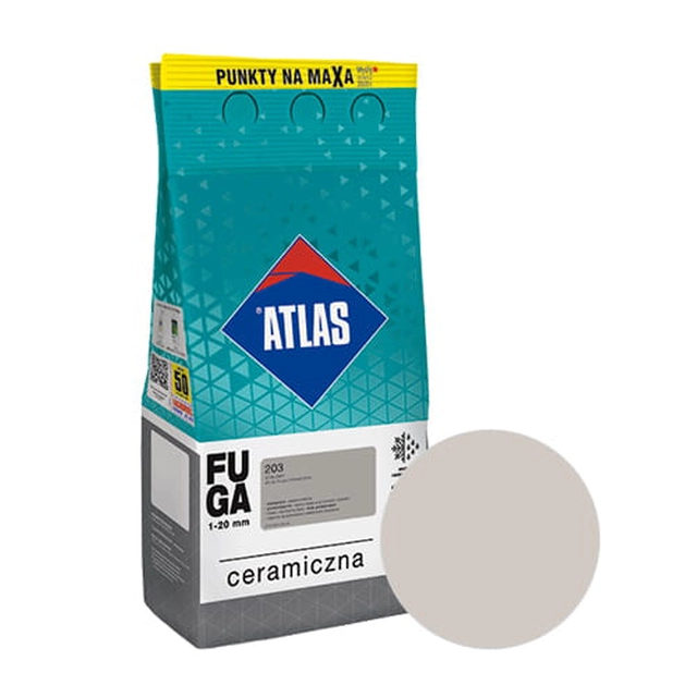 Lechada cerámica Atlas 5 kg marrón grisáceo 212