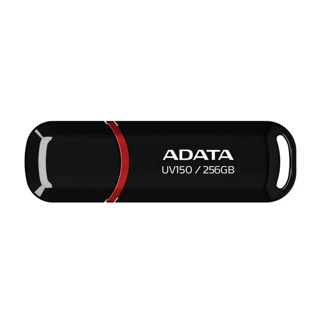LECTEUR MÉMOIRE FLASH USB3 256GB/BLACK AUV150-256G-RBK ADATA