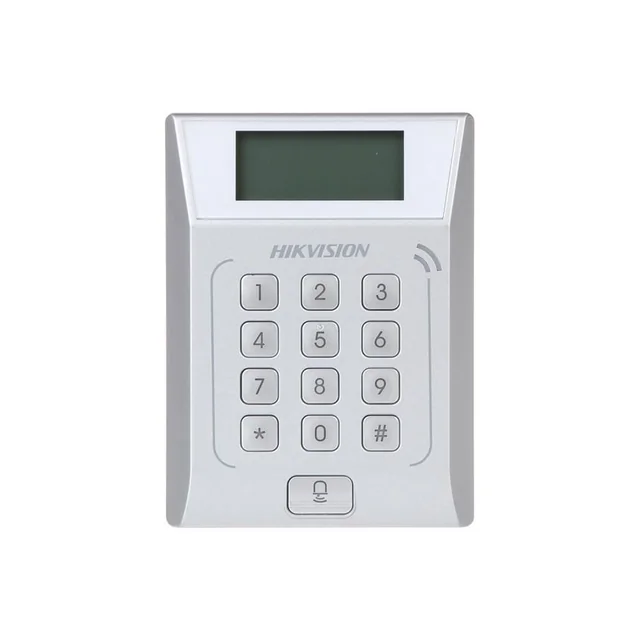 Lector de proximidad IP con teclado Pin Card 3000 Tarjetas Hikvision - DS-K1T802E