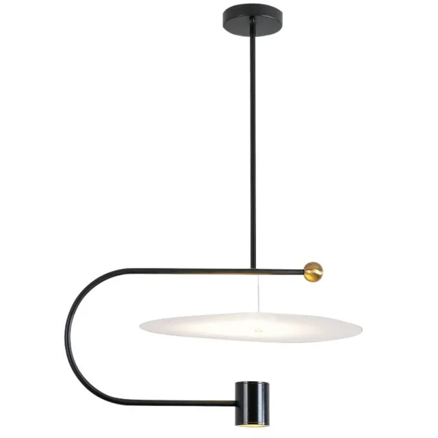 LED Ceiling Lamp APP589-1CP Black