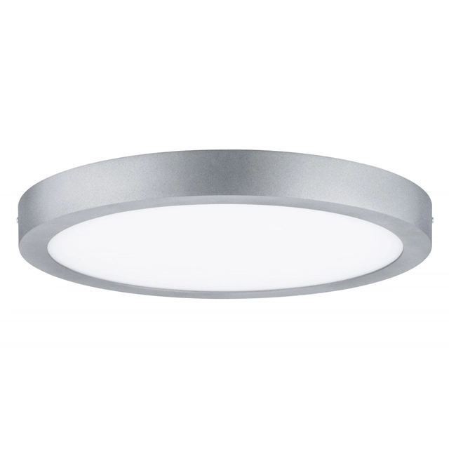 LED ceiling light Lunar 22W round matt chrome