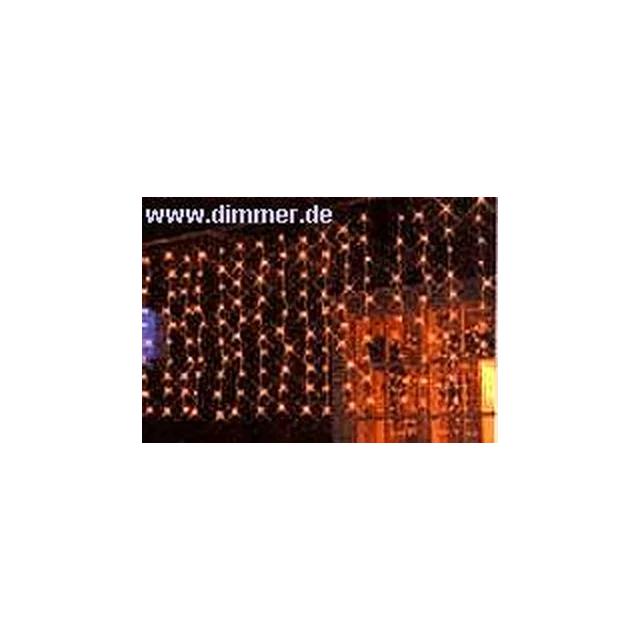 LED gaismas aizkars 3,5m āram - silti balts / silti balts