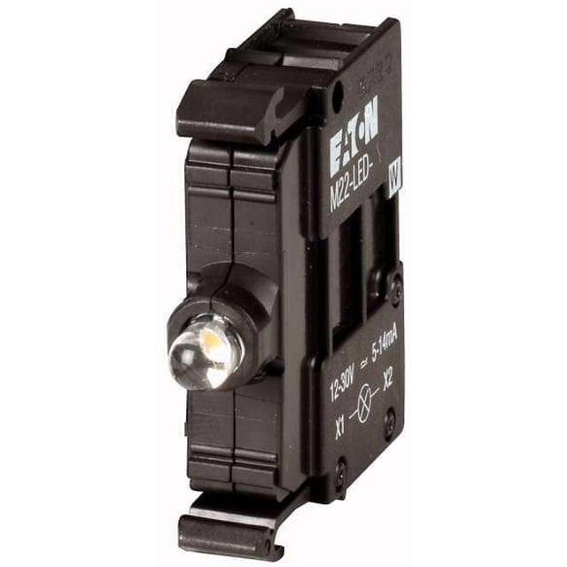 LED holder Eaton 216563 230V AC M22-LED230-W white