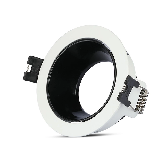 LED-kohdevalot - Upotettu asennus - GU10 - IP20 - Valkoinen+musta - Mallinumero: - VT-872-WB