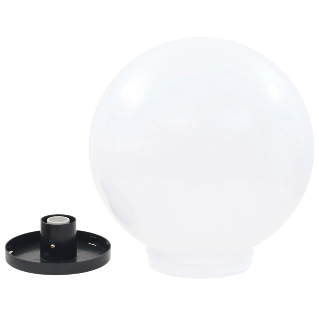 Led lamps, ball-shaped, 4pcs., Spherical, 40cm, pmma