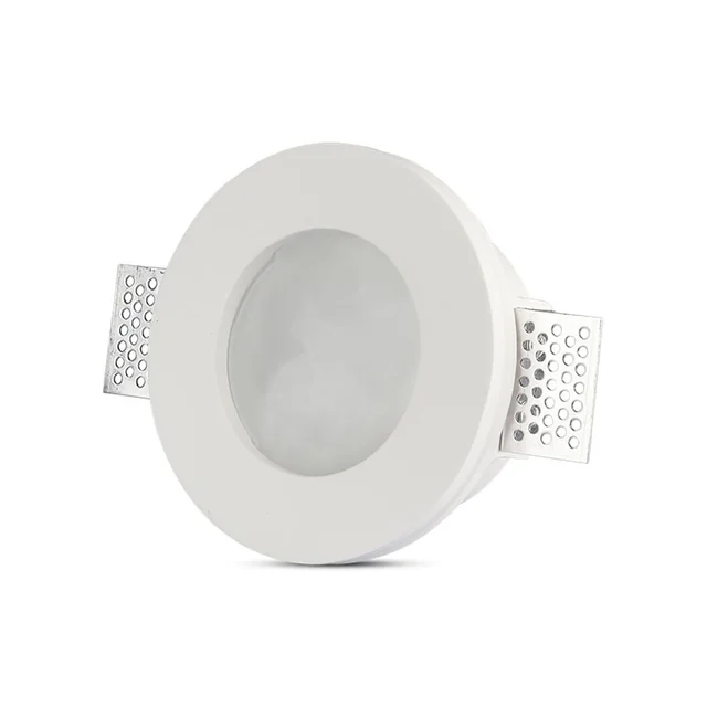 LED Spotlights - Recessed Fitting - GU10 Frost Glass - IP20 - White - Model No: - VT-801RD