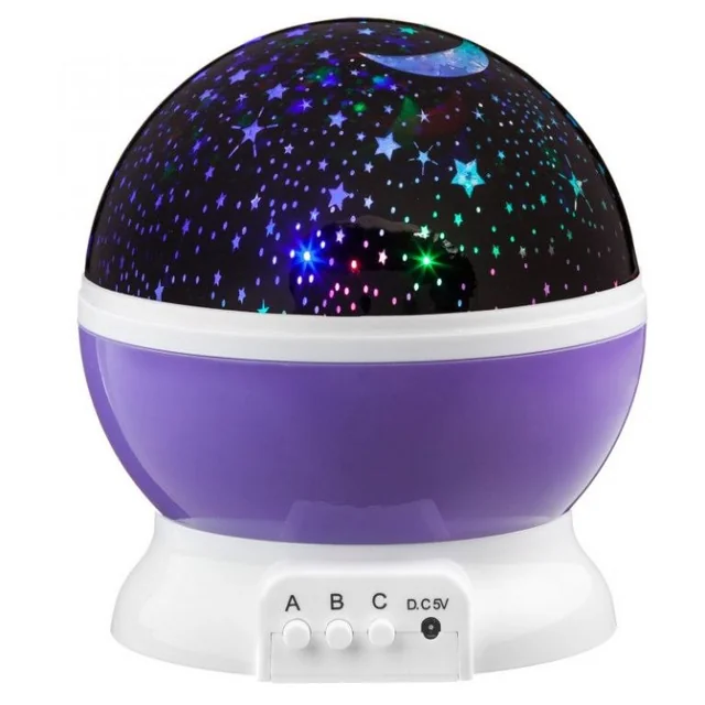 LED Star Light Night Sky Projector - Purple