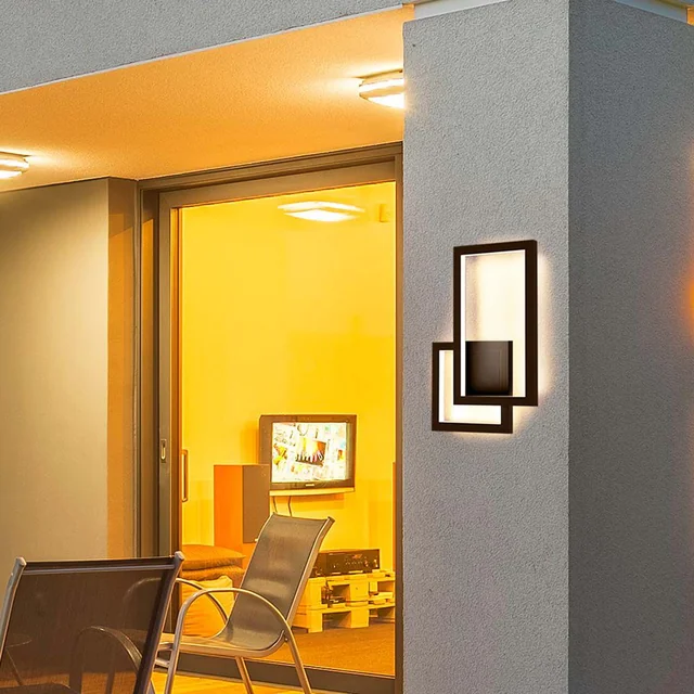 LED Wall Lights - Modern -  Wall Lights - IP20 - Corten Body - 20 Watts - 2400 Lumens - 3000K