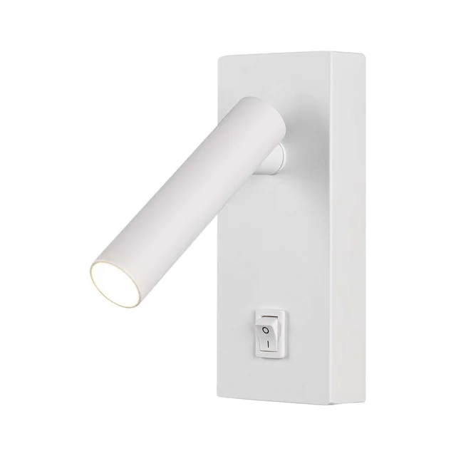 LED-wandlampen - Enkele kop - IP20 - Witte behuizing - 2 Watt - 150 Lumen - 3000K