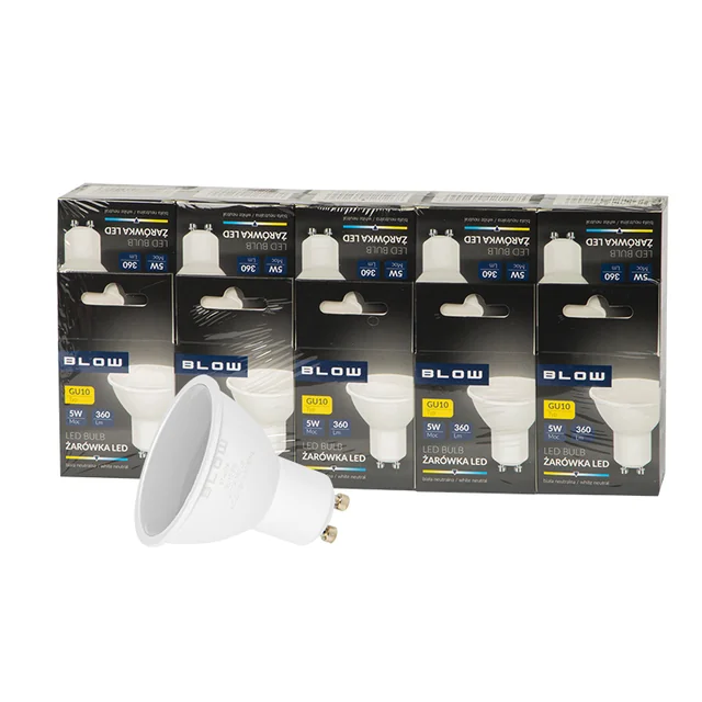 LED žarnica GU10 5W 230V neutral 10 kom.