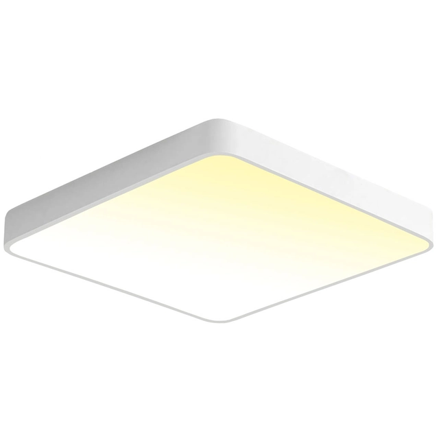 LEDsviti Biely stropný LED panel 400x400mm 24W teplá biela s čidlom (13872)