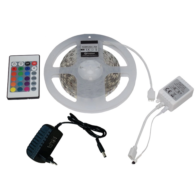 LEDsviti Conjunto completo de tiras de LED RGB 1m 14,4W (13847)