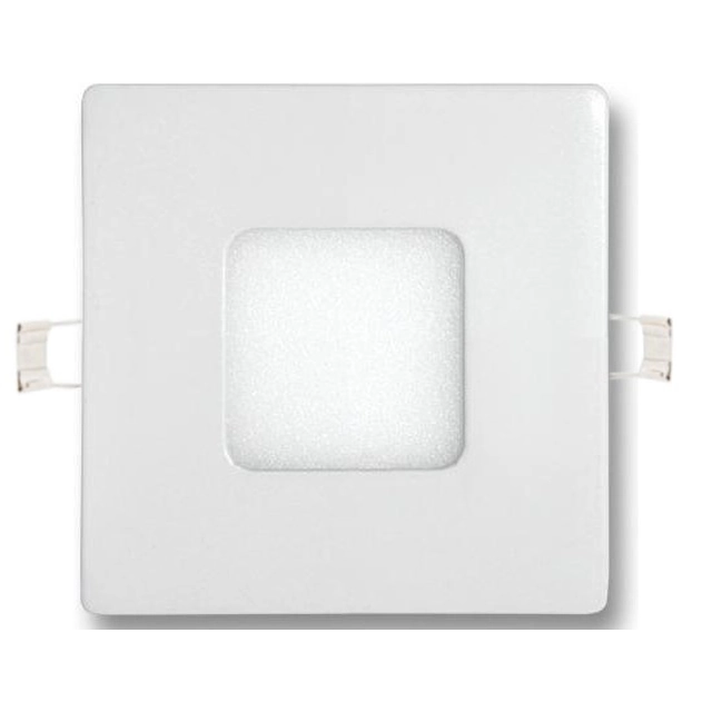 LEDsviti Dimmable λευκό ενσωματωμένο πάνελ LED 90x90mm 3W δροσερό λευκό (2455)