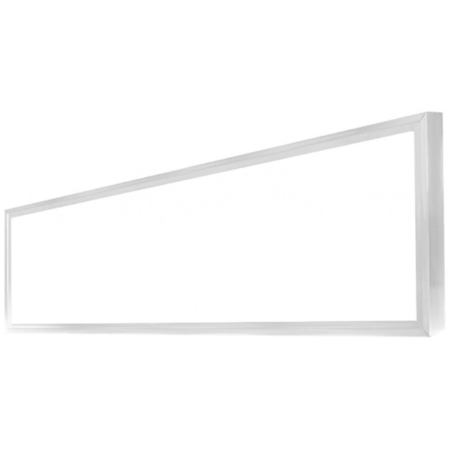 LEDsviti Dimmbares weißes LED-Panel mit Rahmen 300x1200mm 48W warmweiß (2830) + 1x Rahmen + 1x dimmbare Quelle
