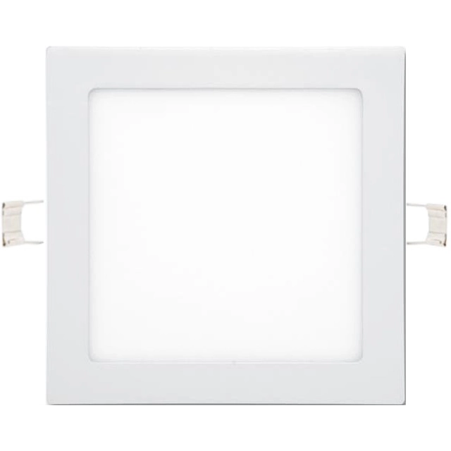 LEDsviti Dæmpbar hvid indbygget LED-panel 225x225mm 18W dag hvid (7794) + 1x dæmpbar kilde
