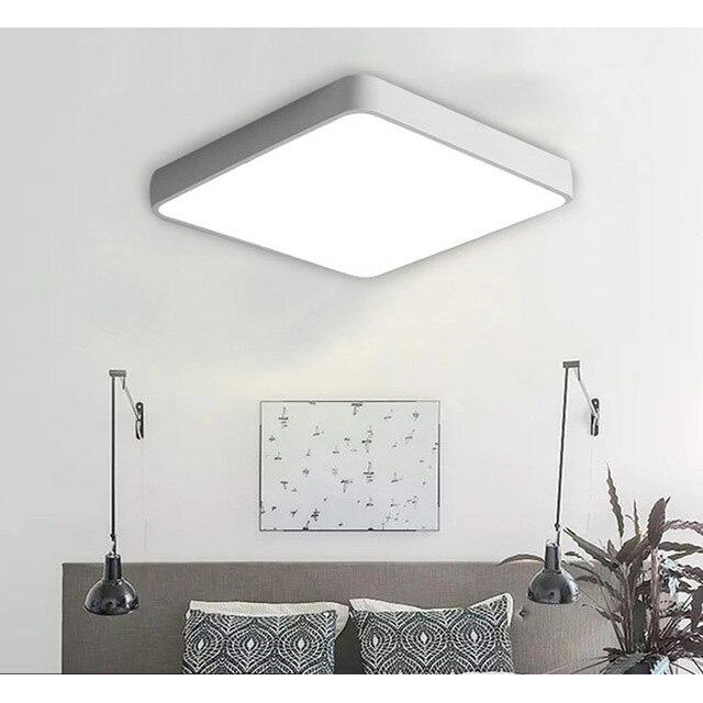 LEDsviti Fehér dizájn LED panel 400x400mm 24W meleg fehér (9737)