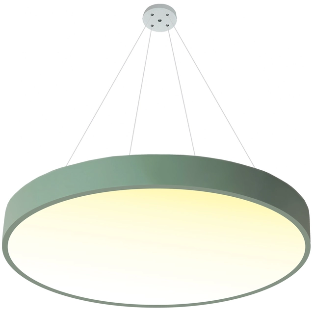 LEDsviti Hanging Green design LED paneel 500mm 36W warm wit (13141) + 1x Draad voor ophangpanelen - 4 draadset