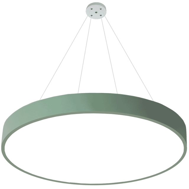 LEDsviti Hanging Green design LED paneel 600mm 48W dag wit (13174) + 1x Draad voor ophangpanelen - 4 draadset