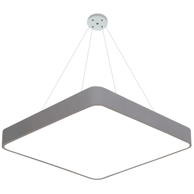 LEDsviti Hanging Grey design LED-paneeli 400x400mm 24W päivä valkoinen (13158) + 1x Ripustuspaneelien lanka - 4 johtosarja