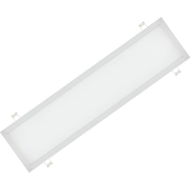 LEDsviti Himmennettävä valkoinen sisäänrakennettu LED-paneeli 300x1200mm 48W lämmin valkoinen (996) + 1x himmennettävä lähde