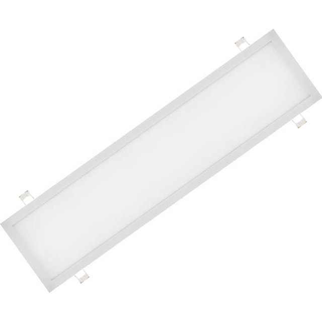 LEDsviti Himmennettävä valkoinen sisäänrakennettu LED-paneeli 300x1200mm 48W päivä valkoinen (998) + 1x himmennettävä lähde