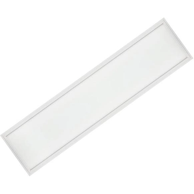 LEDsviti Hvidt loft LED panel 300x1200mm 48W dag hvid med nødmodul (9761)