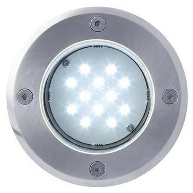 LEDsviti Κινητό φως LED γείωσης 1W ψυχρό λευκό 65mm (7831)