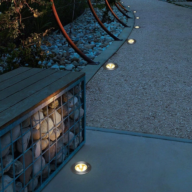 LEDsviti Lampă cu LED pentru pământ mobil 12W alb cald 200mm (7822)