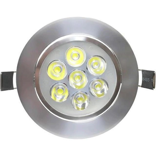 LEDsviti LED beépített spotlámpa 7x 1W nappali fehér (162)