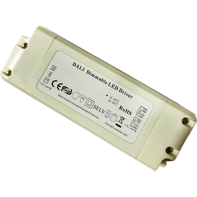 LEDsviti Napájací zdroj k LED panelu 18W stmievateľný DALI IP20 vnútorný (91693)