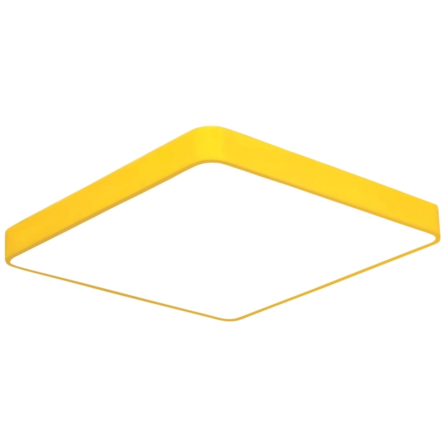 LEDsviti Panel LED de diseño amarillo 400x400mm 24W blanco día (9814)