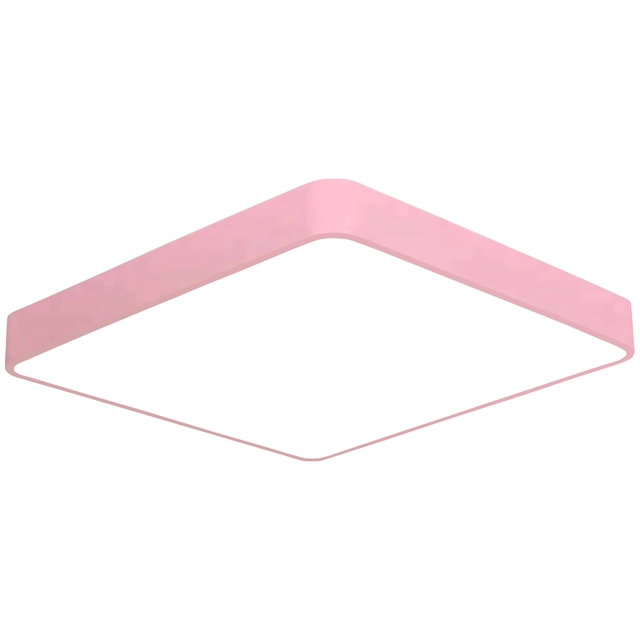 LEDsviti Panel LED de diseño rosa 400x400mm 24W blanco día (9782)