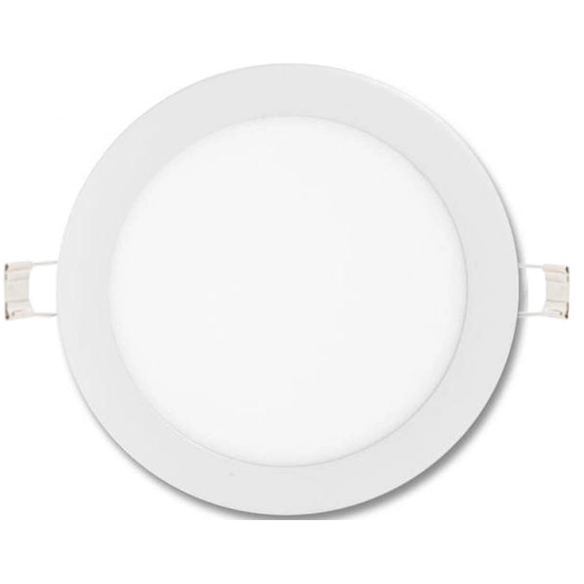 LEDsviti Panel LED integrado circular blanco regulable 300mm 24W día blanco (6755) + fuente regulable 1x