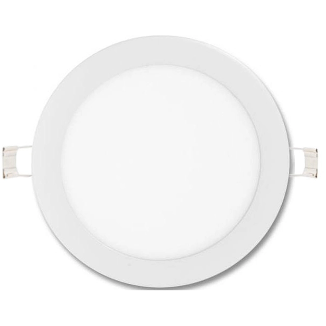 LEDsviti Panneau LED intégré circulaire blanc dimmable 300mm 24W blanc jour (6755) + 1x source dimmable