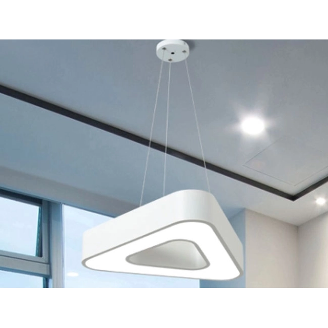 LEDsviti Pannello LED da soffitto bianco triangolo 36W bianco diurno (13045)