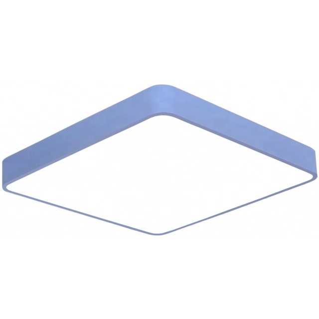 LEDsviti Pannello LED da soffitto blu 400x400mm 24W bianco caldo con sensore (13880)