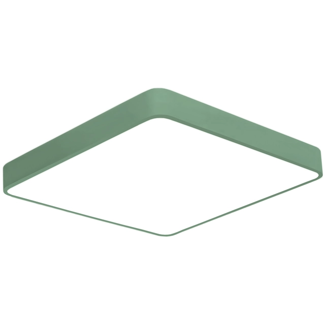 LEDsviti Pannello LED da soffitto verde 400x400mm 24W bianco caldo con sensore (13892)