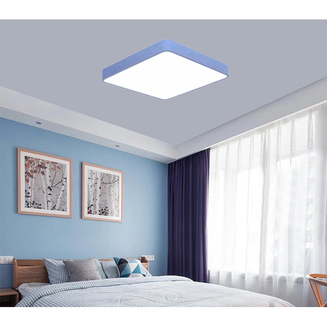 LEDsviti Pannello LED design blu 400x400mm 24W bianco giorno (9798)