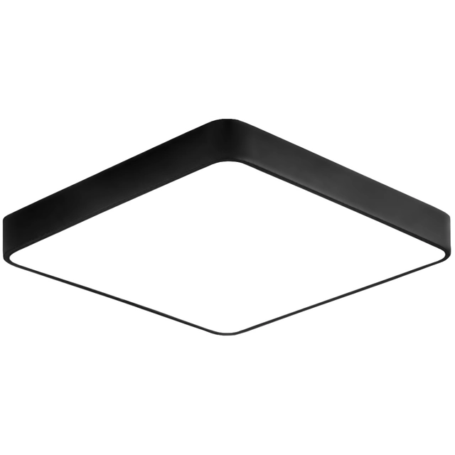 LEDsviti Pannello LED design nero 500x500mm 36W bianco giorno (9738)