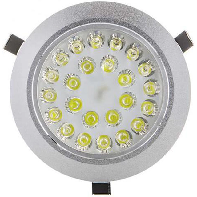 LEDsviti Refletor LED embutido 24x 1W branco frio (2704)