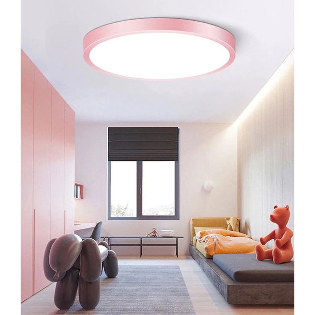LEDsviti Ροζ σχέδιο LED πάνελ 500mm 36W ημέρα λευκό (9780)