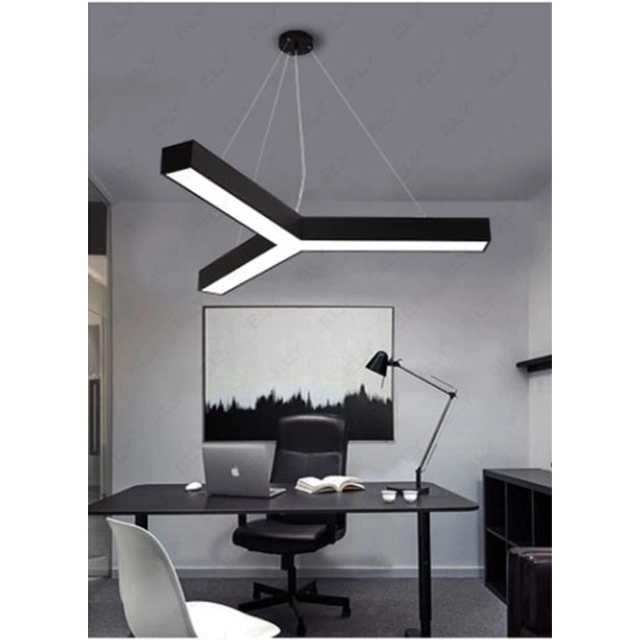 LEDsviti Zwart plafond LED paneel Y 36W dag wit (13057)