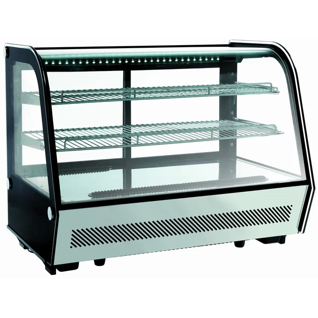 Ledusskapja vitrīna | konditorejas izstrādājumi | galda virsma RTW160 | LED | 160l