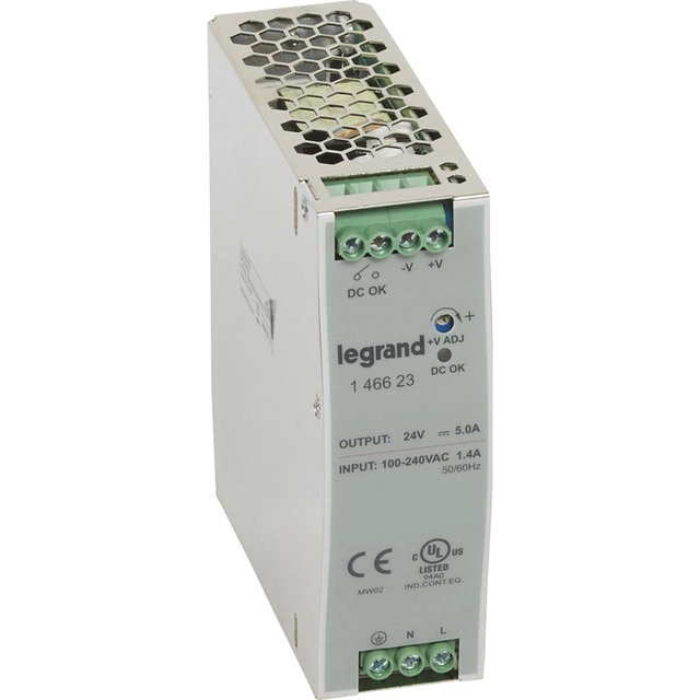 Legrand Alimentation stabilisée 1-fazowy 240V/24V 5A