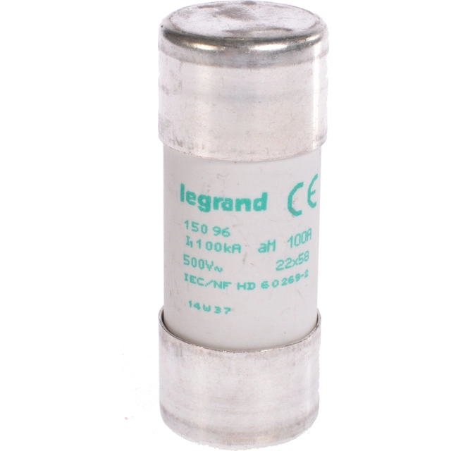 Legrand cilindric fuzibil 100A aM HPC 22 x 58mm (015096)