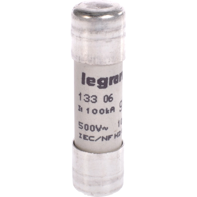 Legrand cilindrinis saugiklis 10x38mm 6A gG 013306