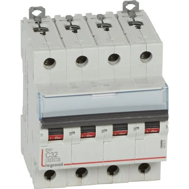 Legrand Circuit breaker 4P C 32A 6kA S304 DX3 407931